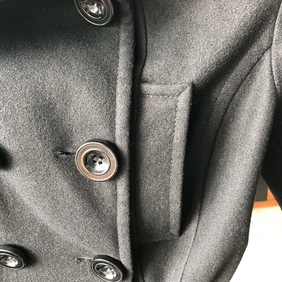 Zara double breasted winter coat with tie - Picture 4 of 5